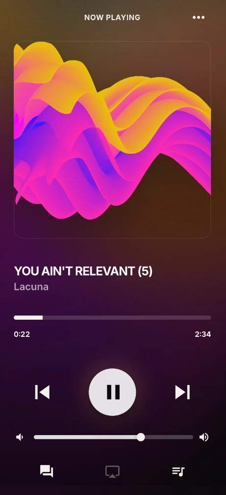 Sonakora Now Playing screen on iPhone